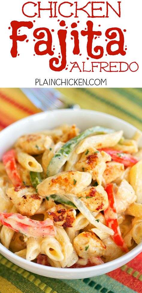 Chicken Alfredo Sauce Recipe Easy, Heavy Cream Pasta, Chicken Alfredo Sauce Recipe, Easy Homemade Alfredo, Easy Alfredo, Alfredo Chicken, Alfredo Sauce Recipe Easy, Chicken Fajita Pasta, Homemade Fajita Seasoning