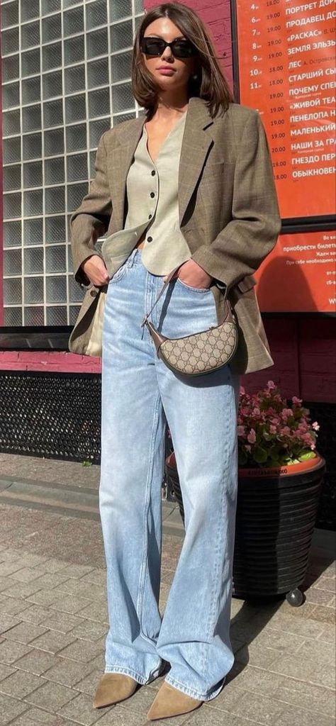 Nyfw Street Style, Stylish Work Attire, Looks Street Style, Autumn Street Style, 가을 패션, Work Outfits Women, Autumn Outfit, Outfits Women, New Classic