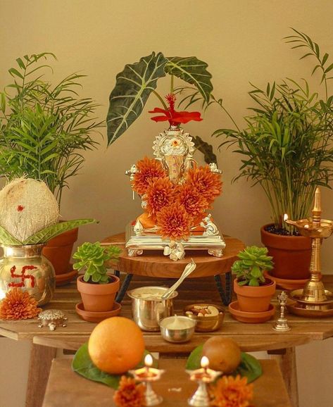 Lord Ganesh Decorations At Home, Vinayakar Chathurthi Decor, Ganesh Chathurthi Decor At Home, Vinayaka Chaturthi Decoration, Ganesh Puja Decoration At Home, Ugadi Decorations At Home, Ganesh Chaturthi Decoration At Home Simple, Ganesh Pooja Decoration Ideas, Ganesh Puja Decoration Ideas