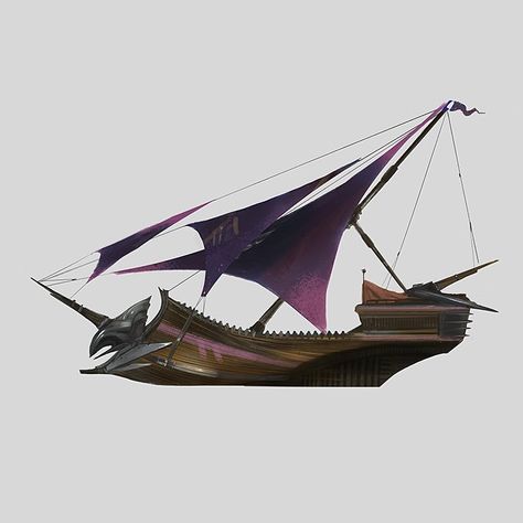 Sailing Ship Concept Art and Illustrations | Concept Art World Fantasy Ship Concept Art, Fantasy Ship Art, Power Concept Art, Ship Concept Art, Dermot Power, Fantasy Ship, Power Concept, Fantasy Ships, Airship Art