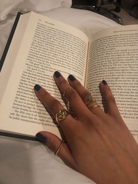 reading, aesthetic, rings Lots Of Rings On Hand Aesthetic, Picking Peaches, Hands With Rings, Music Sketch, Aesthetic Rings, Reading Aesthetic, Hand Rings, Aesthetic Names, Hand Pictures