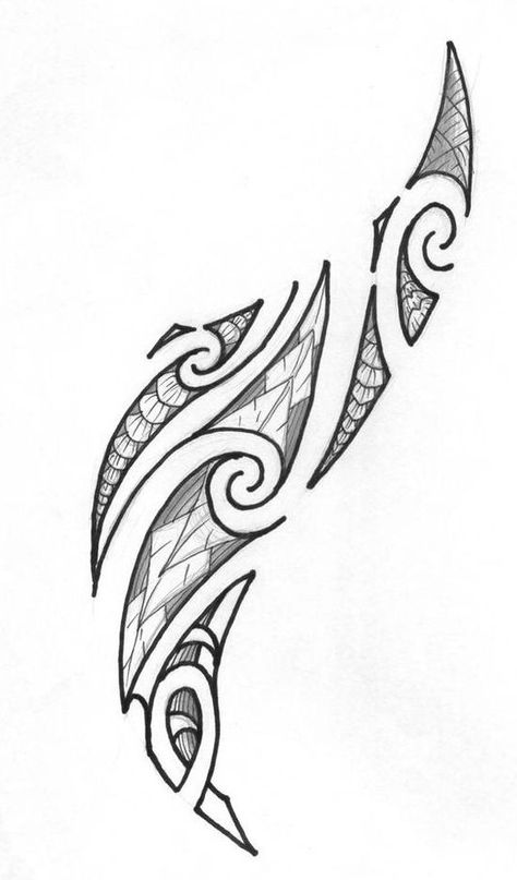 Maori Tattoo Patterns, Polynesian Tattoo Meanings, Rib Tattoos For Guys, Polynesian Tattoos Women, Lower Leg Tattoos, Island Tattoo, Fern Tattoo, Band Tattoo Designs, Polynesian Tattoo Designs