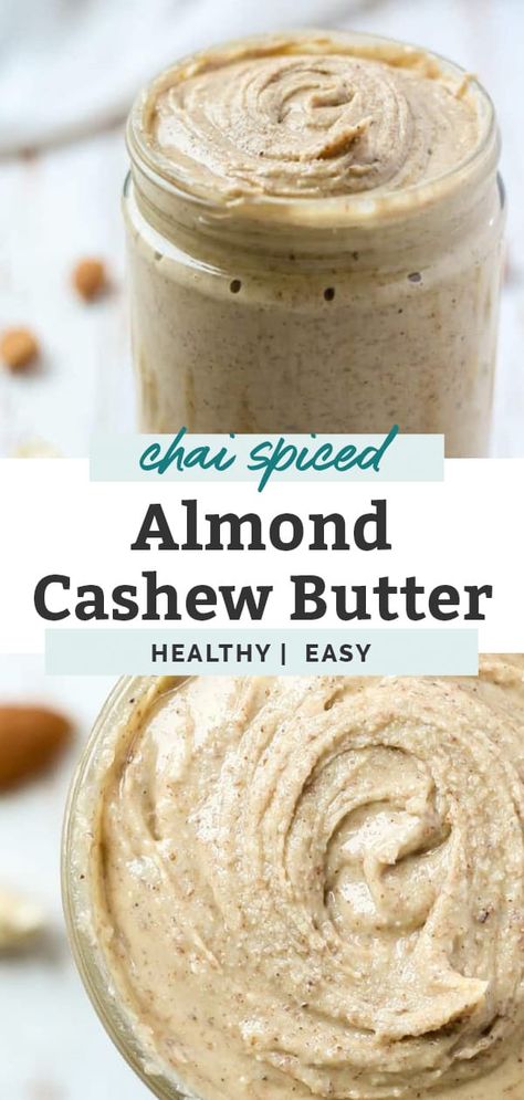 Chai Homemade, Homemade Nut Butter Recipes, Authentic Chai, Whole30 Vegan, Nut Butter Recipes, Toast For Breakfast, Homemade Nut Butter, Spiced Almonds, Cookies Bars