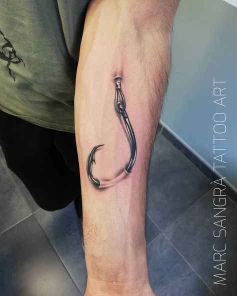 Ham Tattoo, Fish Hook Tattoo, Fisherman Tattoo, Fishing Tattoos, Hook Tattoo, Fishing Hook Tattoo, Hook Tattoos, Mangas Tattoo, Garden Sink