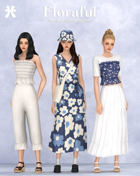 Floraful ( 8 items ) | Patreon Lotes The Sims 4, Espadrilles Sandals, Play Sims 4, Sims Packs, The Sims 4 Packs, Sims 4 Mm Cc, Tumblr Sims 4, Sims 4 Gameplay, Casas The Sims 4