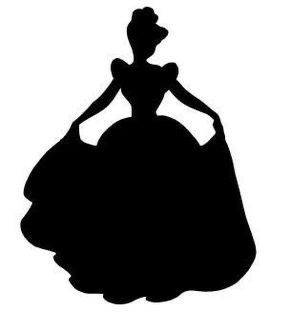 Silhouettes Disney, Cinderella Silhouette, Disney Princess Silhouette, Cinderella Invitations, Disney Silhouettes, Princess Silhouette, Princess Invitations, Images Disney, Disney Princess Cinderella