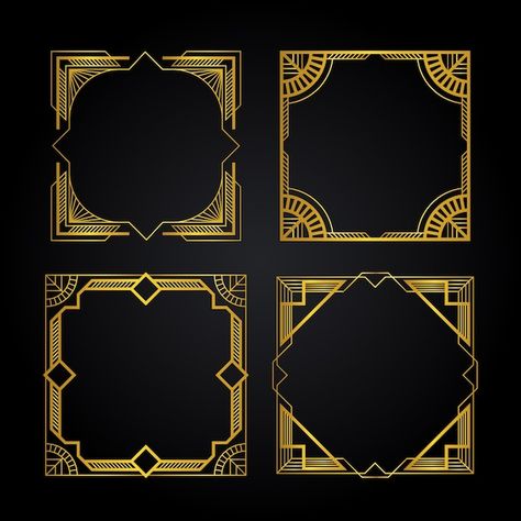 Art Deco Vector, Art Deco Frames, Art Deco Logo, Art Deco Design Graphics, Art Deco Graphics, Art Deco Pictures, Art Deco Borders, Art Deco Frame, Sunrise Colors