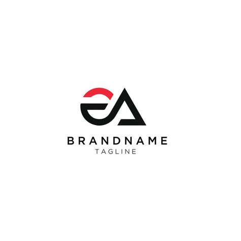 EA icon for business Initials Monogram logo AE Ea Logo Design, Ea Logo, Ae Logo, Minimal Logo, Monogram Logo, Monogram Initials, Concept Design, Vector Art, Vector Free