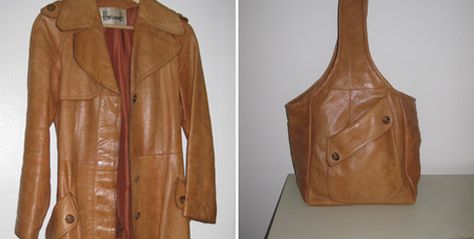 Upcycled leather Jacket-to-bag #Handbag, #LeatherJacket, #MessengerBag, #PencilCase, #Purses, #Recycled, #Repurposed, #Upcycled Upcycled Leather Jacket, Recycled Purse, Upcycled Bag, Beautiful Objects, Upcycled Leather, Diy Bags, Recycled Fashion, Fabric Accessories, Sewing Leather