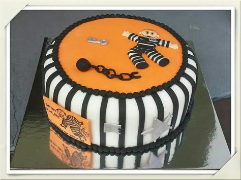 Get out of jail free cake Get Out Of Jail Cake, Prison Cake Ideas, Out Of Jail Party, Welcome Home Boyfriend, Jail Party, Monster Smash Cake, Welcome Home Cake, Monster Smash Cakes, Welcome Home Cakes