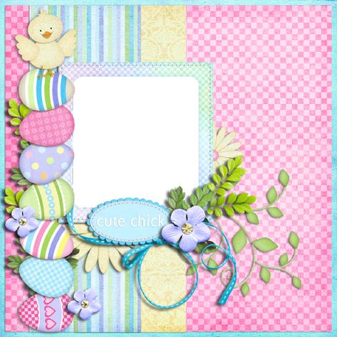 Easter Scrapbook, Scrape Booking, Family Scrapbook Layouts, Card Room, Baby Scrapbook Album, Scrapbook Design Layout, Beautiful Scrapbook Layouts, Frames Png