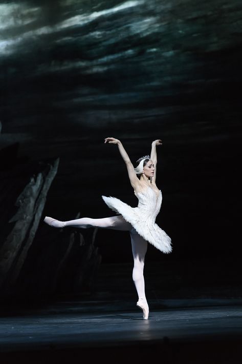 Swan Makeup, Arabesque Ballet, Marianela Nunez, Ballerina Aesthetic, Ballet Wallpaper, Swan Lake Ballerina, Sleeping Beauty Ballet, Ballerina Poses, Ballet Music