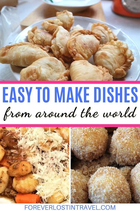 Food From Different Countries, International Snacks, International Desserts, International Dishes, Around The World Food, Foreign Food, Cuisine Recipes, Global Recipes, World Recipes