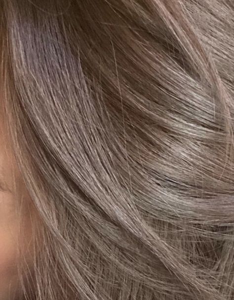 Taupe Hair Color, Taupe Hair, Transition To Gray Hair, Hair Straight, Glow Up Tips, Easy Hairstyles For Long Hair, Color Inspo, Hair Inspo Color, Gray Hair