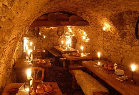 TAVERN U KRALE BRABANTSKEHO, Prague - Hradcany & Letna - Menu, Prices & Restaurant Reviews - Tripadvisor Taverna Medieval, Fantasy Inn, Medieval Tavern, Dnd Room, Casa Loft, Luxury Beach House, Wine Cellar Design, Cellar Design, Cave House