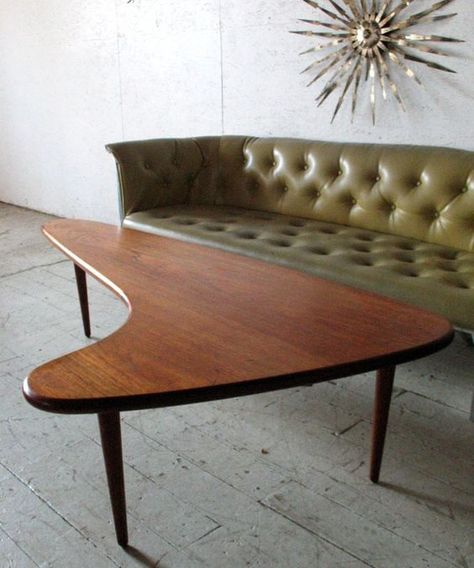 Mid Century Danish Modern Teak Boomerang Coffee Table: Mad Men Furniture, Mcm Furniture, Mid Century Modern Coffee Table, Mid Century Living Room, Casa Vintage, Mid Century Modern Living, Deco Retro, Mid Century Modern Living Room, Interior Modern