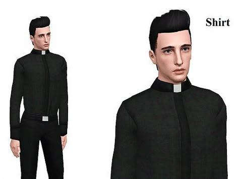 Am Priest Outfits | venusprincess Sims 4 Cc Preist, Ts4 Priest Cc, Priest Sims 4 Cc, Sims 4 Priest Cc, Sims 4 Nun Cc, Priest Outfits, Priest Outfit, Nun Outfit, Male Outfits