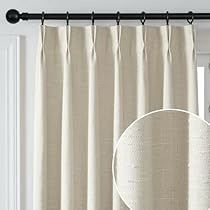 Pinch Pleat Drape, Insulated Drapes, Linen Blackout Curtains, Pleated Drapes, Pinch Pleat Curtains, Privacy Curtains, Drape Panel, Sheer Drapes, Pleated Curtains