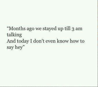 They used to stay up till sun came up..even a few hours of sleep where they couldn't talk..she hated it..& today..she wants nothing but to hear him again..hey meant something for them..she just wants to say it again..but has no right on his life..he took it away.. About Love Quotes, Sleeping Alone, Missing You So Much, Tumblr Quotes, Stay Up, My Heart Is Breaking, About Love, To Sleep, Book Lists