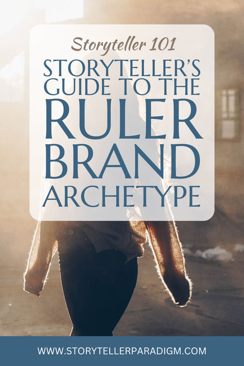 Storyteller's Guide to the Ruler Brand Archetype graphic - woman silhouetted by light Ruler Brand Archetype Moodboard, Ruler Brand Archetype, Ruler Archetype, Being A Leader, Brand Archetypes, Brand Words, The Ego, Magnetism, Art Business