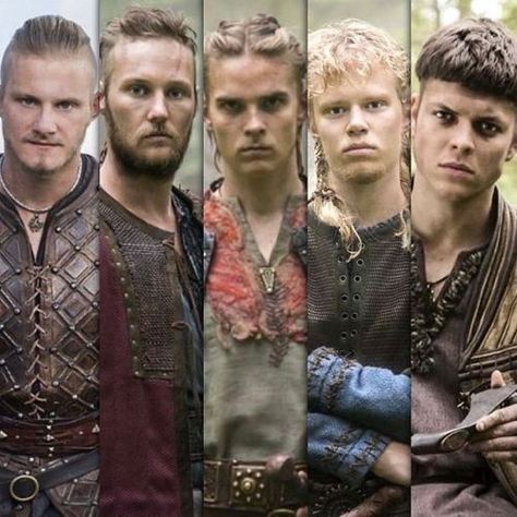 Whos your favourite son of ragnar?  . . #bjornironside #ubbe... #historyvikings #vikings #lothbrok Vikings History Vikings Vikings Series Lothbrok HVITSERK Norse Ragnar Lothbrok Sons, Ragnar Sons, Vikings Season 5, Ancient Viking Symbols, Sons Of Ragnar, Ragnar Lothbrok Vikings, Vikings Show, King Ragnar, Vikings Tattoo