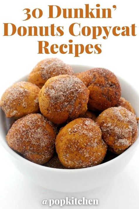 Craving Dunkin'? 30 Dunkin’ Donuts Copycat Recipes You Can Make at Home for Pennies #Dunkindonuts #dunkin #donuts #munchkins #copyat #copycatrecipes #avocadotoast #breakfast #coffee #icedcoffee Dunkin Donuts Recipe, Dunkin Dounuts, Breakfast Coffee, Copycat Restaurant Recipes, Dunkin Donuts Coffee, Donut Recipes, Breakfast Time, Pastry Recipes, Breakfast Lunch Dinner