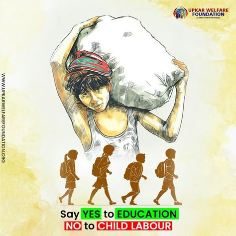 Children belong in schools not workplaces. Child labour deprives children of their right to go to school and reinforces intergenerational cycles of poverty. Child labour acts as a major barrier to education, affecting both attendance and performance in school. 📲: 9836591235 #childlabour #stopchildlabour #children #education #india #worlddayagainstchildlabour #humanrights #child #childlabourindia #poverty #childpoverty #antichildlabourday Children's Rights Painting, Child Labour Images, Education Poster Creative, Child Labour Poster Drawing, Poverty Poster, English Photo, Child Rights, Child Worker, Sohail Khan