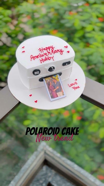 Polaroid Cake Ideas, Calendar Anniversary Cake, Couple Cake Designs Birthday, Valentines Cake Toppers Printable, Cake For Anniversary Couple, Step Cake Designs, Birthday Cake Picture Ideas, Cake Design For Boyfriend Birthday, Cake Designs For Boyfriend