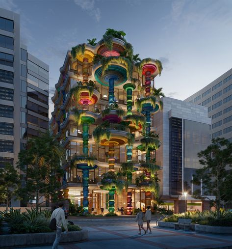 American Building, Indigenous Crafts, Heatherwick Studio, Raised House, Thomas Heatherwick, Green Terrace, Hollywood Tower, Facade Material, Innovative Architecture