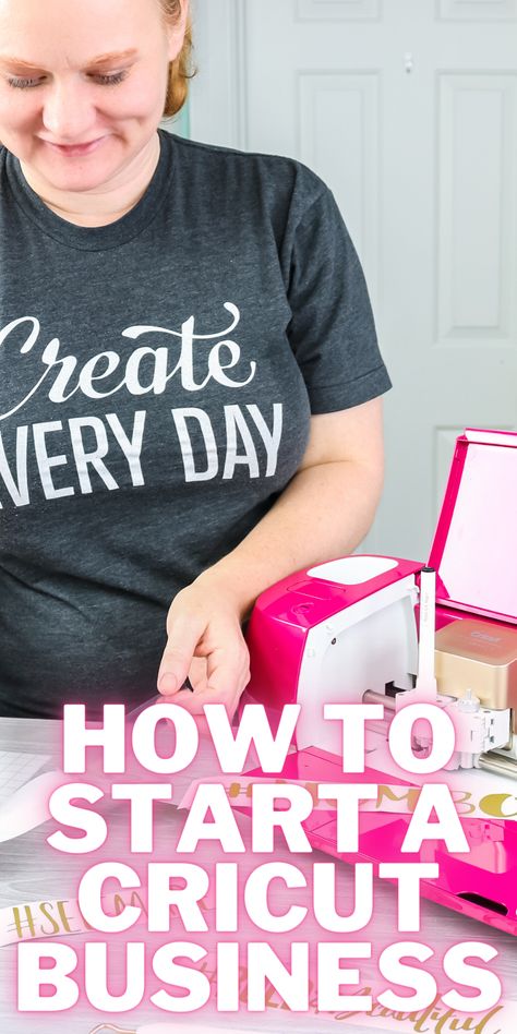 How To Start A Business With Cricut, Start A Business With Cricut, Starting A Business With Cricut, T Shirt Making With Cricut, How To Start A Cricut Business, Starting A Cricut Business From Home, Shirt Making Business, Making Money With Cricut, Cricut Business Ideas Make Money