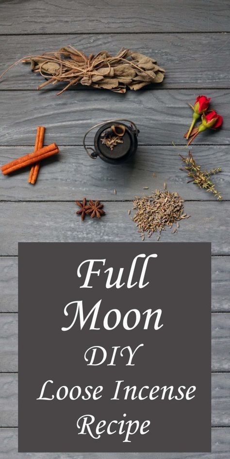 Full Moon Incense, Incense Diy, Mystical Objects, Meta Physics, How To Make Incense, Homemade Incense, Beauty Spell, Moon Incense, Witchcraft Diy