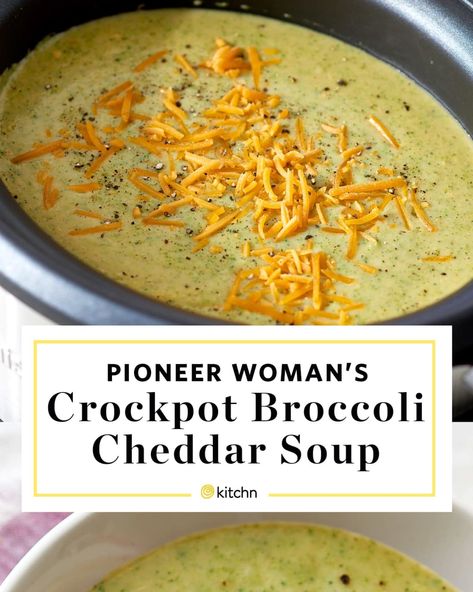 Crockpot Broccoli Cheddar Soup, Crockpot Broccoli, Cauliflower Cheddar Soup, Kid Friendly Soup, Cheddar Soup Recipe, Broccoli Cheddar Soup Recipe, Slow Cooker Broccoli, Broccoli Cheese Soup Recipes, Cheese Soup Recipes