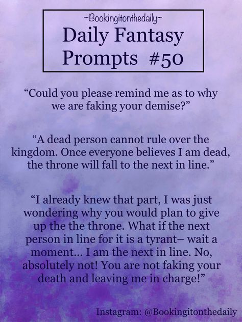 Assassin Dialogue Prompts, Fantasy Plot Prompts, Fantasy Story Inspiration, Royalty Writing Prompts, Fantasy Dialogue Prompts, Writing Prompts Fantasy Ideas, Plot Ideas Fantasy Writing Prompts, Fantasy Plot Ideas, Fantasy Story Prompts