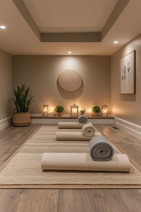 15 Unique Basement Ideas and Designs for Your Dream Space Turf Basement Ideas, Yoga Room Basement, Minimalist Basement Ideas, Home Gym In Basement, Unique Basement Ideas, Basement Floor Ideas, Basement Apartment Ideas, Basement Wall Colors, Cozy Basement Ideas