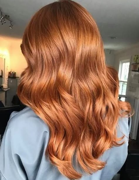 Mesmerizing Strawberry Blonde Hair Color Ideas to Warm Up Your Look | Fashionisers© - Part 8 Blonde To Cooper Hair, Strawberry Cooper Hair, Cooper Strawberry Blonde Hair, Hair Colour Copper, From Blonde To Copper Hair, Copper Ginger Hair Color, Blonde Cooper, Cooper Blonde Hair Color, Cooper Balayage Hair