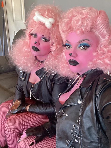 Pink Poodle | Camp | Aesthetic | Halloween Costume | Retro | Vintage | pink poodle costume | punk rock poodles Camp Costume, Poodle Costume, Pink Halloween Costumes, Camp Aesthetic, Clever Halloween Costumes, Burlesque Costumes, Vintage Halloween Costume, Vintage Poodle, Pink Poodle