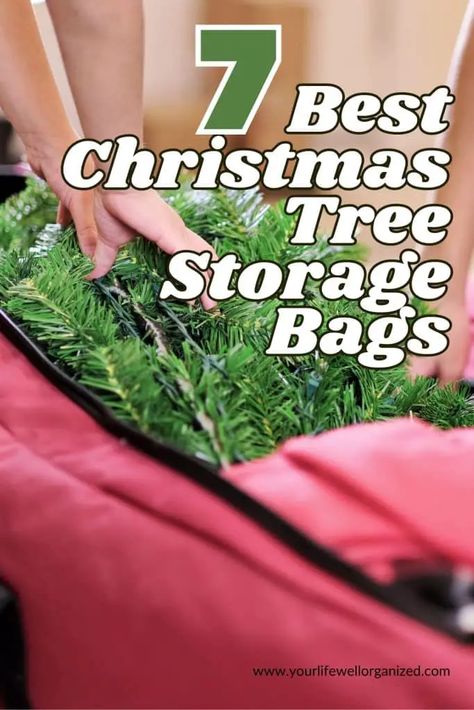 How To Store A Christmas Tree, Diy Christmas Tree Storage, 10ft Christmas Tree, Holiday Organization Storage, Artifical Christmas Tree, Christmas Tree Bag, Christmas Decoration Storage, Best Christmas Tree, Big Christmas Tree