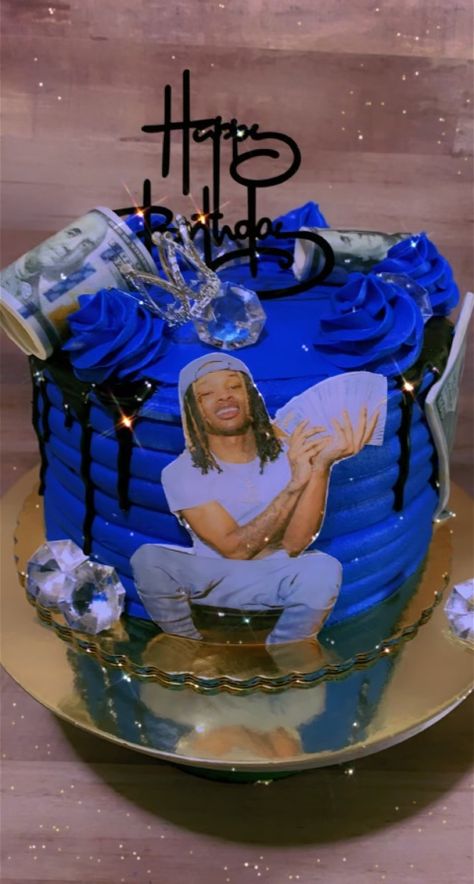 Rappers Birthday, Rapper Birthday Cake, King Birthday Cake, King Von, King Birthday, Birthday Cakes For Men, Gossip Girl, Birthday Cakes, Cake Ideas