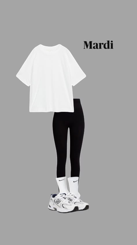 School Sports Outfits, Gymwear Outfits, Sportswear Outfits, Cute Outfits With Leggings, Stile Hijab, Outfit Zara, Mode Zara, Effortlessly Chic Outfits, Neue Outfits