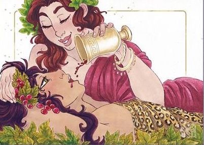 Dionysus and Ariadne Dionysus And Ariadne, Greek Mythology Gods, Greek And Roman Mythology, Greek Mythology Art, Percy Jackson Characters, Roman Mythology, Mythology Art, Greek Gods, Ancient Greece