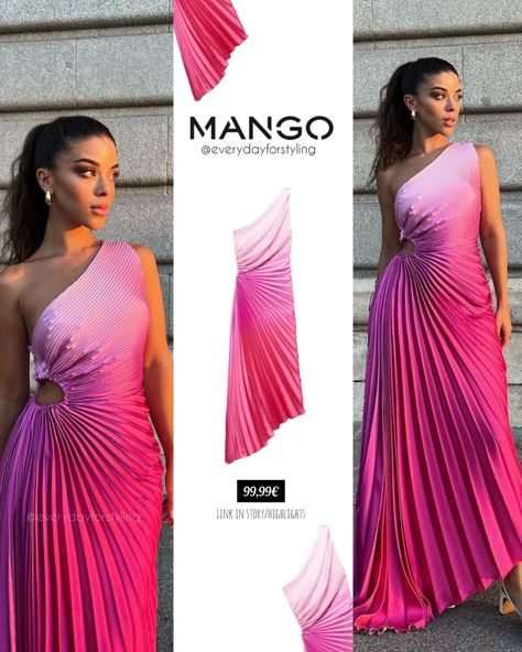 Pink Dress / Wedding Guest Dress / Summer Dress / Pleated Dress / Mango Viral Dress / Mango USA Guest Outfit For Wedding, Pink Dress Wedding Guest, Pink Dress Wedding, Pink Wedding Guest Dress, Pink Wedding Guest Dresses, Viral Dress, Pink Pleated Dress, Pleated Fashion, Function Dresses