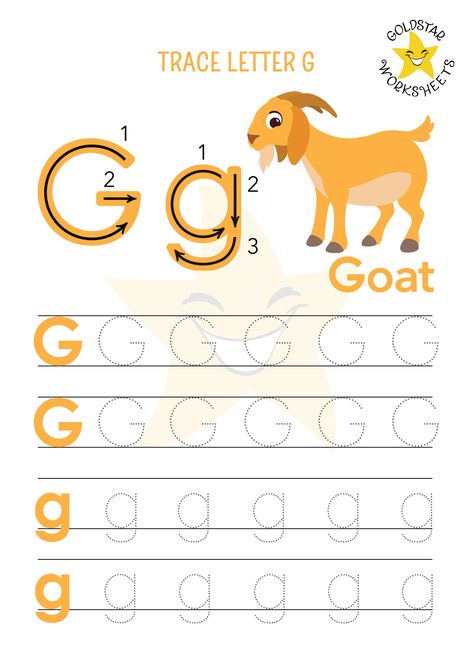 High Quality 4 Times Table Worksheets- Free, PDF- Gold Star Worksheets Letter G Worksheets For Preschool, Fun Exercises For Kids, 4 Times Table Worksheet, Letter G Tracing, Letter G Worksheet, Color By Multiplication, G Worksheet, 4 Times Table, Free Printable Alphabet Worksheets