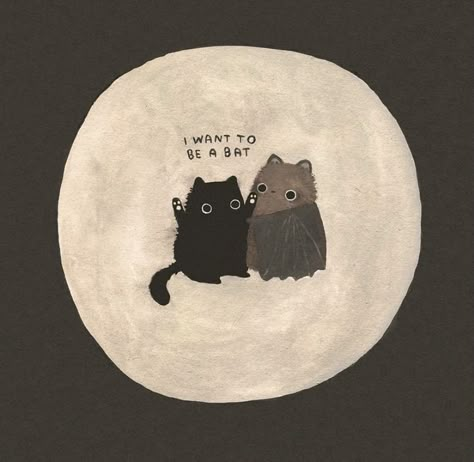 In The Pale Moonlight, Halloween Aesthetic, Cute Cartoon Drawings, Illustrators On Instagram, Best Artist, Cute Illustration, Halloween Art, Halloween Themes, Animal Art