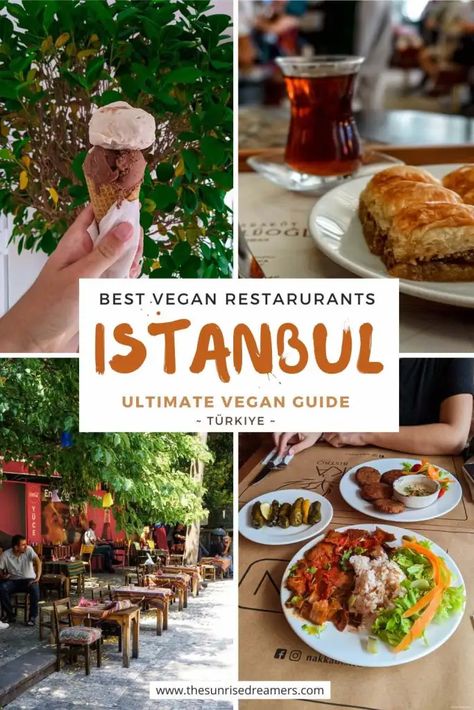 Breakfast In Istanbul, Vegan Baklava, Vegan Paella, Vegan Kebab, Food In Europe, Istanbul Shopping, Istanbul Aesthetic, Istanbul Food, Turkish Dishes