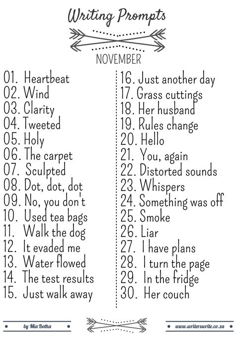 November Writing Prompts | Writers Write November Writing Prompts, January Writing Prompts, November Writing, January Writing, Songwriting Prompts, Writing Challenges, Poetry Prompts, Song Writing, Writing Prompts For Writers