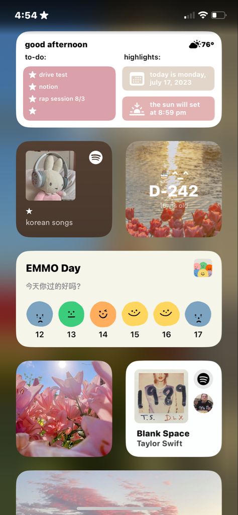 aesthetic flower ios layout widgy widgetsmith thedaybefore emmo widgets Thedaybefore Widget Ios, Thedaybefore Widget, The Day Before Widget, Reminders Widget, Ios14 Homescreen, Phone Wallpaper Ideas, Homescreen Icons, For Widgets, Decor Things