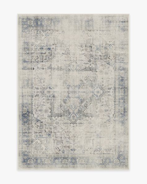 Blue Gray Rug, Coral Rug, Ornate Border, Ruggable Rug, Light Blue Rug, Chenille Rug, Heriz Rugs, Farmhouse Rugs, Rug Stain