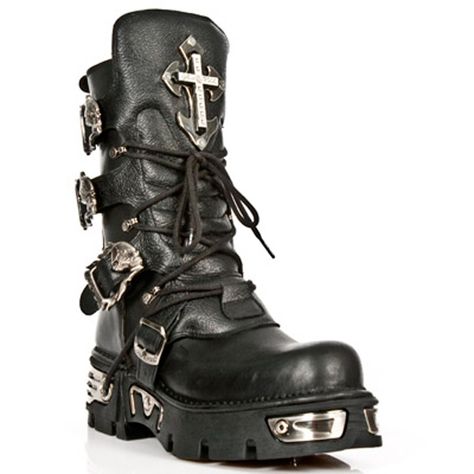 New Rocks Boots Gothic Boots Men's, New Rocks Boots, Goth Boots Men, Punk Boots Mens, Goth Shoes Men, Cross Boots, New Rock Shoes, New Rocks, Flaming Skull