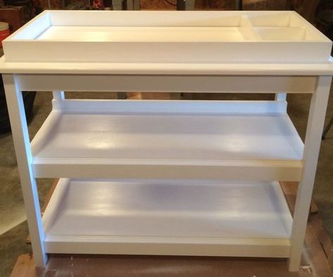 Ikea Changing Table Hack, Ikea Changing Table, Diy Changing Table, Sand Tray Therapy, Nursery Changing Table, Baby Changing Station, Baby Changing Table, Changing Table Dresser, Dresser Table