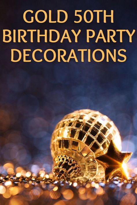 Gold 50th Birthday Party Decorations – Major Birthdays 50th Bday Party Ideas, Bday Party Ideas For Women, 50th Bday Party Ideas For Women, 50th Birthday Party Ideas For Women, 50th Birthday Ideas For Women Decoration, 50th Birthday Ideas For Women, Party Ideas For Women, 50th Birthday Ideas, Birthday Ideas For Women